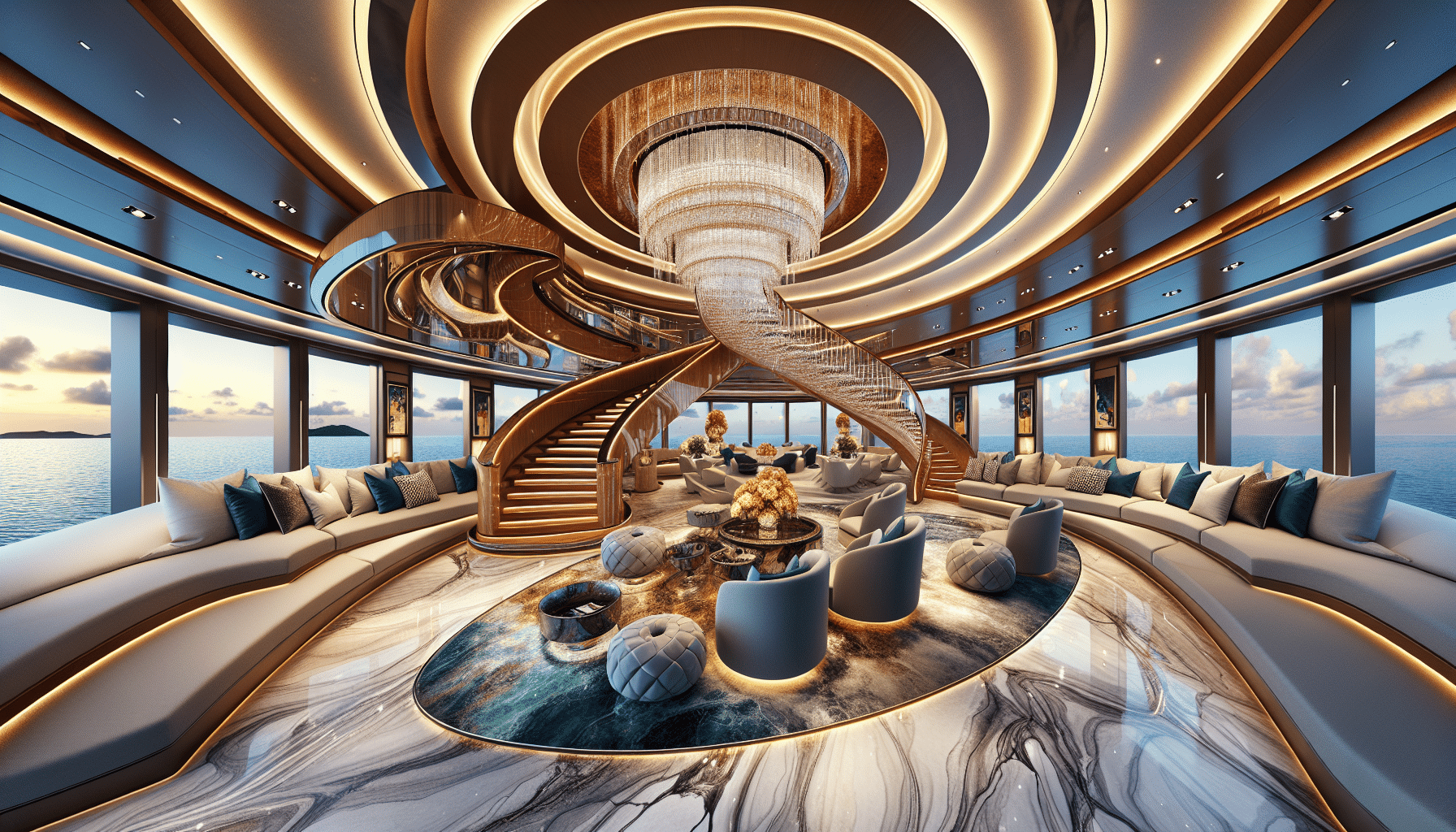 Exploring the Opulence of Luxury Yacht Interior Design